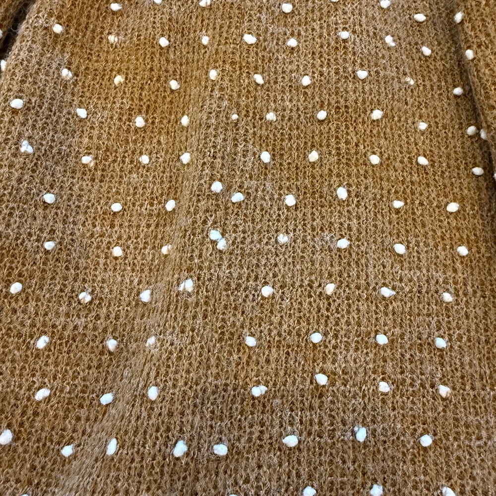 Roolee Brown and White Bishop Sleeve Sundress - Picture 3 of 5